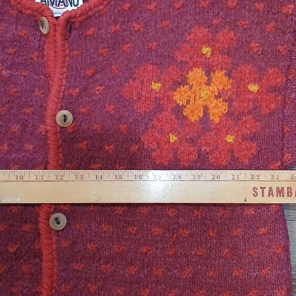 Amano Floral Chunky Knit Sweater - Picture 7 of 9